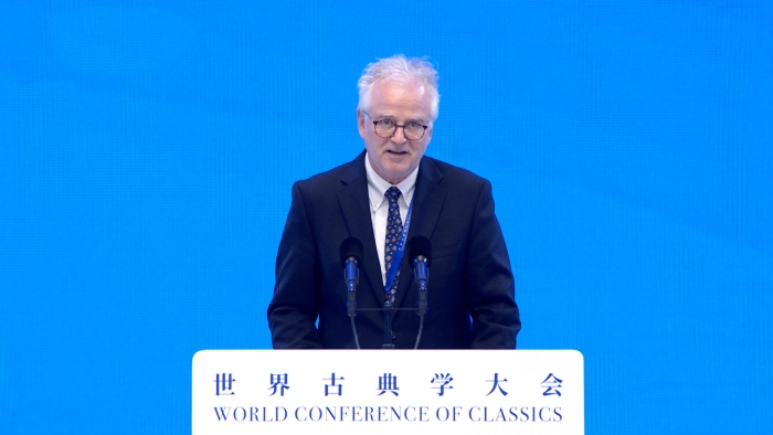 中国人民大学柯马丁教授在开幕式上发言
